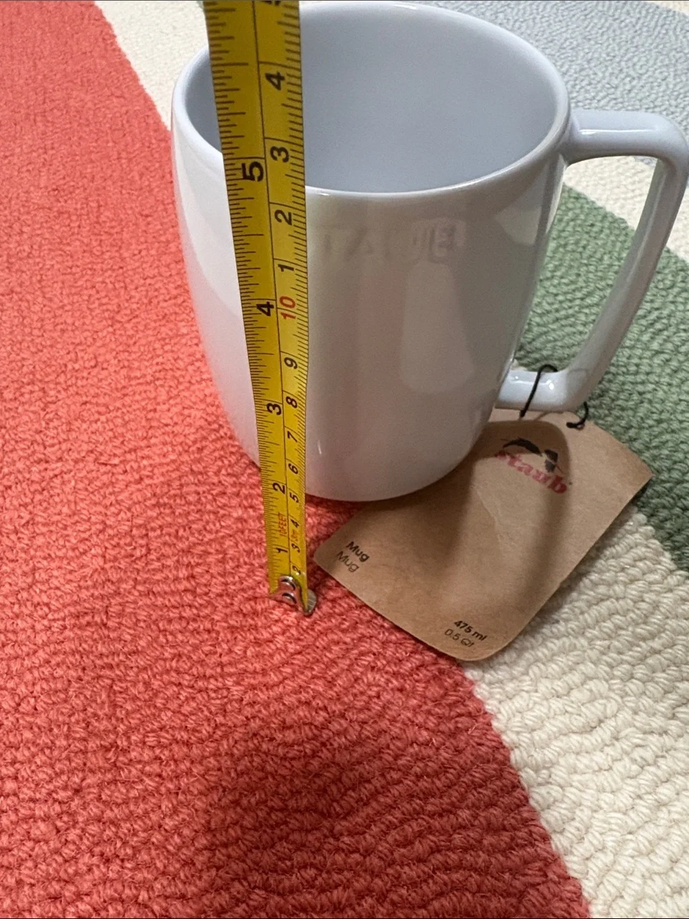 NWT Staub White 16 oz Ceramic Mug